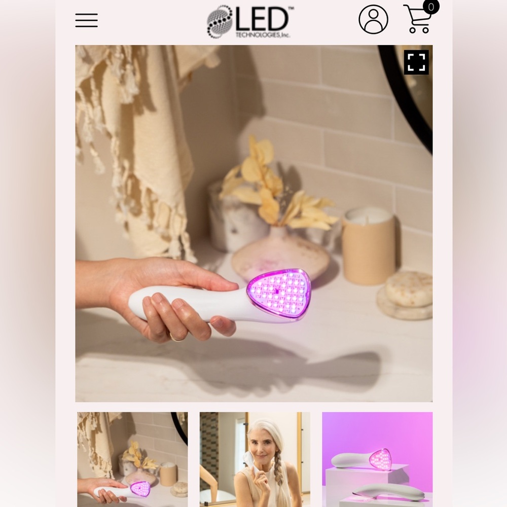 LED Technologies Lux Collection Clinical Anti-Aging & Acne Light Therapy Device